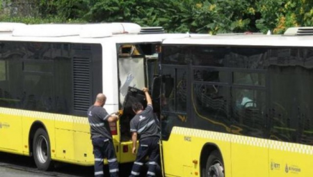 İstanbulda iki avtobus toqquşdu: 24 yaralı