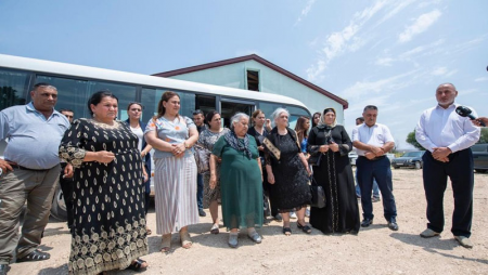 Zəngilanlılar doğma kəndlərində qurban kəsdi - FOTOLAR