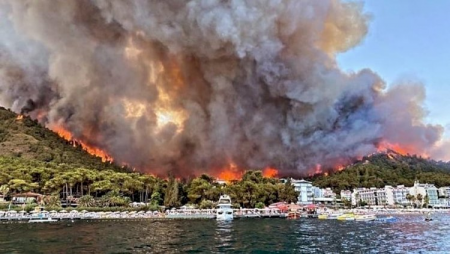 8 gün sonra Marmaris alovun cəngindən xilas oldu