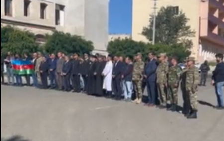 Prezidentin xalqa müraciətini Şuşada belə izlədilər - Video