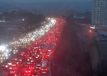 "Ekologiya postu"nun qarşısında "TIR" aşdı