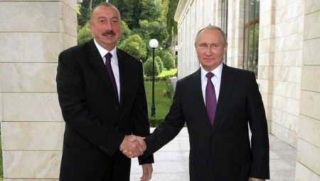 Putin İlham Əliyevə təşəkkür etdi