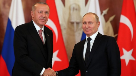 Ərdoğan və Putin telefonla danışdı