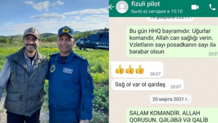 Şəhid Fizuli Cavadovla yazışmasını paylaşdı - FOTOLAR