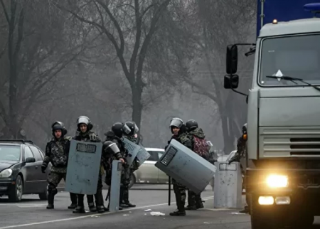 Qazaxıstan polisi ölkənin cənubundakı iğtişaşları dayandırdı