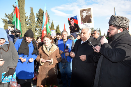 Daşkəsənli Vətən Müharibəsi şəhidi Novruz Haxverdiyevin anım günü qeyd olunub