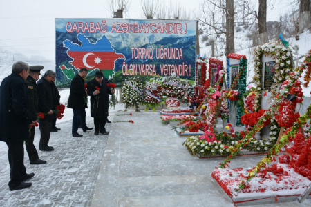 Daşkəsənli Vətən Müharibəsi şəhidi Novruz Haxverdiyevin anım günü qeyd olunub