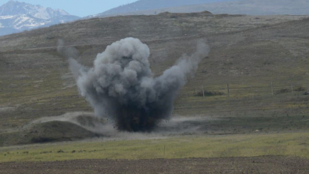 Yevlaxda ermənilərin müharibə dövründə atdığı kasetli bomba partladı, çoban öldü