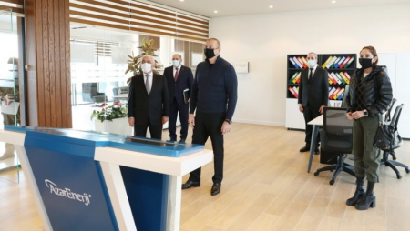 Prezident və birinci xanım Ağdamda - FOTO