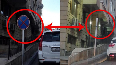 BNA bu küçədə qanunsuz cərimələr yazır? - Sürücülər narazıdır - FOTO
