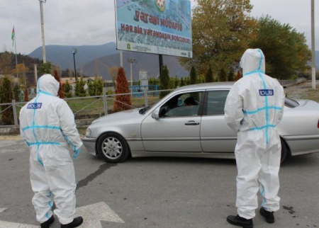 Sabirabadda koronavirus xəstəsi küçədə saxlanıldı