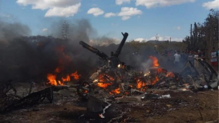 Venesuelada hərbi helikopter qəzaya uğradı: Ölənlər var