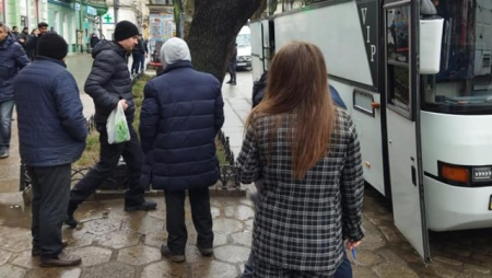 Daha 200 azərbaycanlı Odessadan sərhədə yola salındı