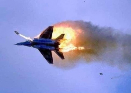Donetskdə Rusiyanın "Su-25" qırıcısı vuruldu