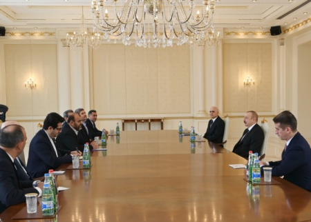 İlham Əliyev iranlı naziri qəbul etdi - FOTO
