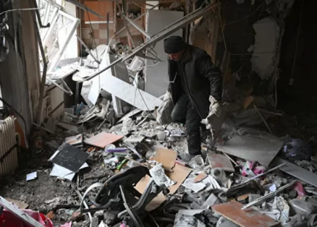 Raketlə vurulan Donetskdə matəm elan olundu - YENİLƏNİB