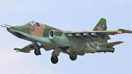 Rusiyada Su-25 təyyarəsi qəzaya uğradı - VİDEO