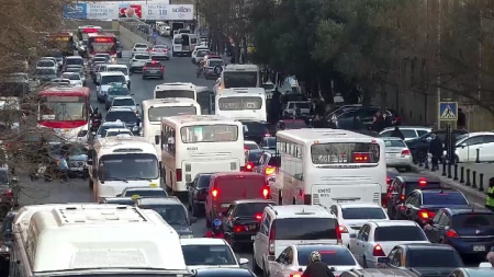 Bakıda bu yollarda sıxlıq var - SİYAHI