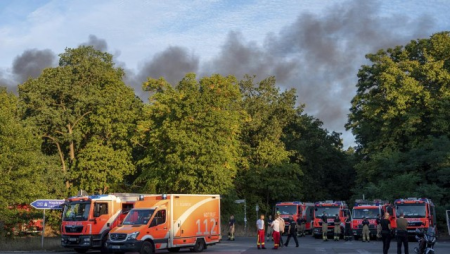 Berlin şəhər meşəsində yanğın genişlənir