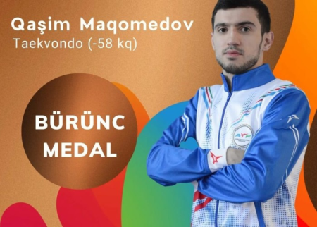 Taekvondoçumuz İslamiadada bürünc medal QAZANDI