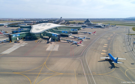 Azərbaycanın aeroportları iyulda yarım milyondan çox sərnişinə xidmət edib