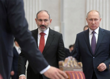 Putin Paşinyana başsağlığı verdi