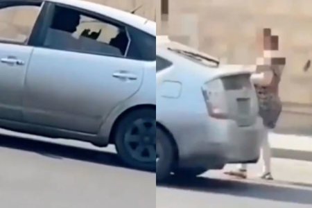 Bakıda qadın sərnişinə zor tətbiq edən “Prius” sürücüsü CƏZALANDIRILDI - VİDEO