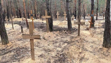 Ukraynada 440 adsız məzar tapıldı
