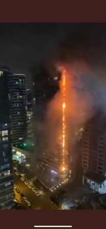 İstanbulda göydələndəki yanğın söndürüldü - FOTO