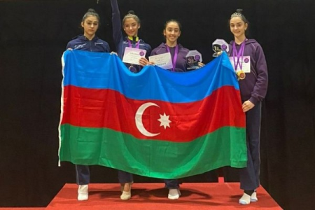 Gimnastlarımız iki qızıl medal qazandı