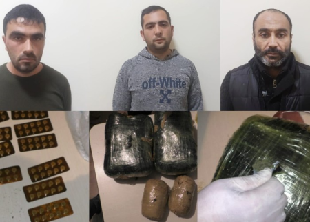 Cəlilabadda 3 nəfərdən 7 kiloqramdan çox narkotik aşkarlandı