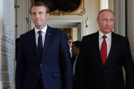 "Putin hərbi cinayətlərə görə cavab verməlidir" - Makron