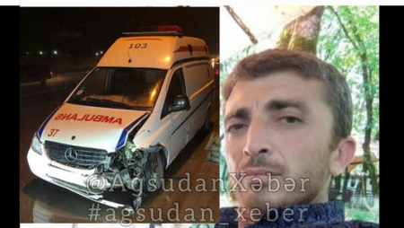 Təcili yardım maşınının sərxoş sürücüsü piyadanı vuraraq ÖLDÜRDÜ