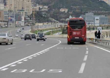 Yol polisindən avtobus zolaqları ilə bağlı MÜRACİƏT