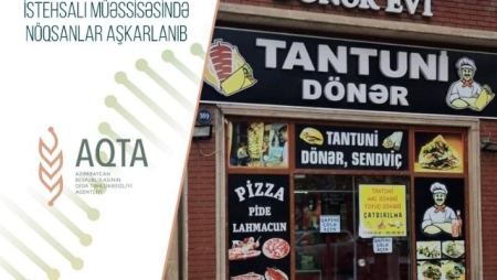 Gəncədə dönərxanada nöqsanlar aşkarlandı