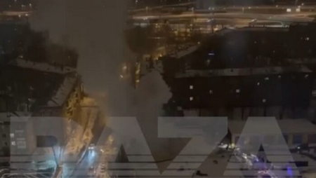 Moskvada hərbi hissədə YANĞIN