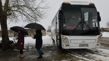 Qarabağa avtobus reyslərinə növbəti ay üçün biletlər satışa çıxarılır