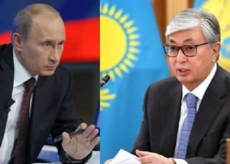 Putin və Tokayev telefonla danışdı