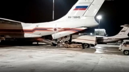 Rusiya Türkiyəyə səhra xəstəxanası göndərib