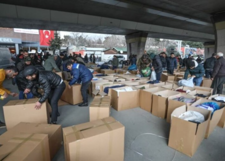Bu ünvanlarda da Türkiyəyə yardımların toplanmasına başlanıldı - SİYAHI
