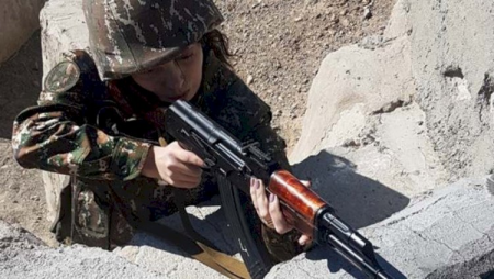 Ermənistan ordusu qadınların ümidinə qaldı