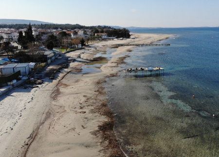 Türkiyədə dəniz 20 metr geri çəkildi