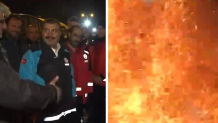 Türkiyənin səhiyyə nazirinin yanında partlayış oldu