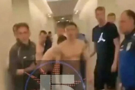 Rus və ukraynalı futbolçular dava etdi