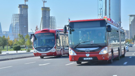 190 avtobusun hərəkət intervalında gecikmələr var