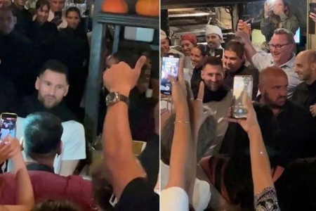 Argentinada Messi izdihamı: Yüzlərlə insan onu görmək üçün toplaşdı