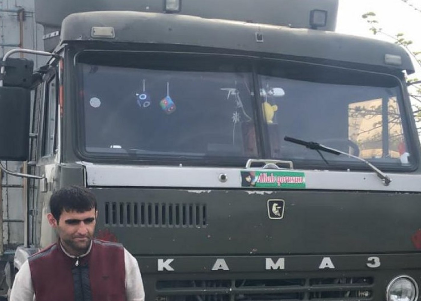 Narkotik çəkib “KamAZ” sürdü