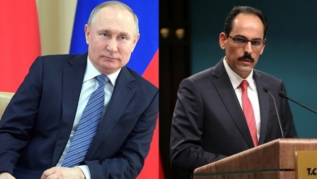 Putin İbrahim Kalınla görüşdü