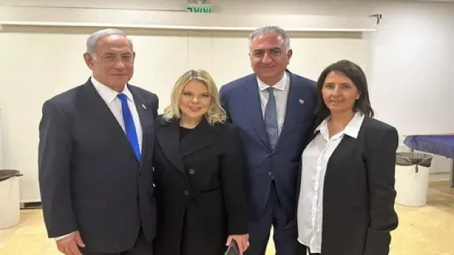 İran şahının oğlu İsraildə Netanyahu ilə görüşdü