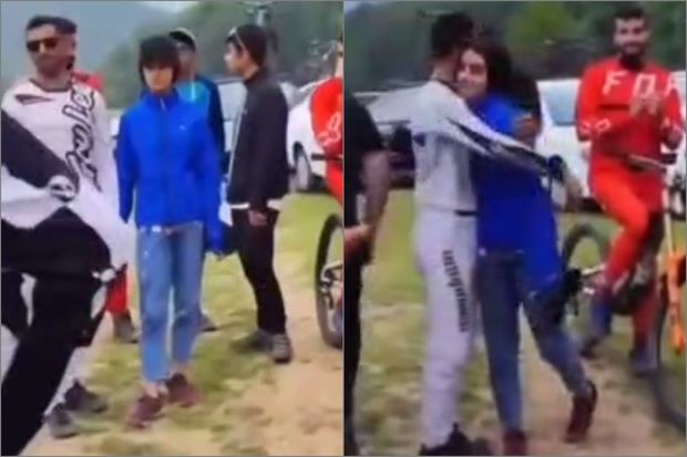 İranda kişi velosipedçilərdən qadın idmançıları dəstəkləyən addım